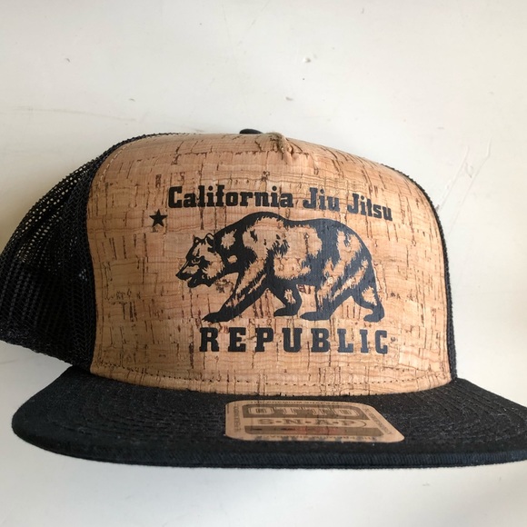 San Diego Cork Hat Co Other - California Jui Juitsu Cork SnapBack Cap Hat Vegan